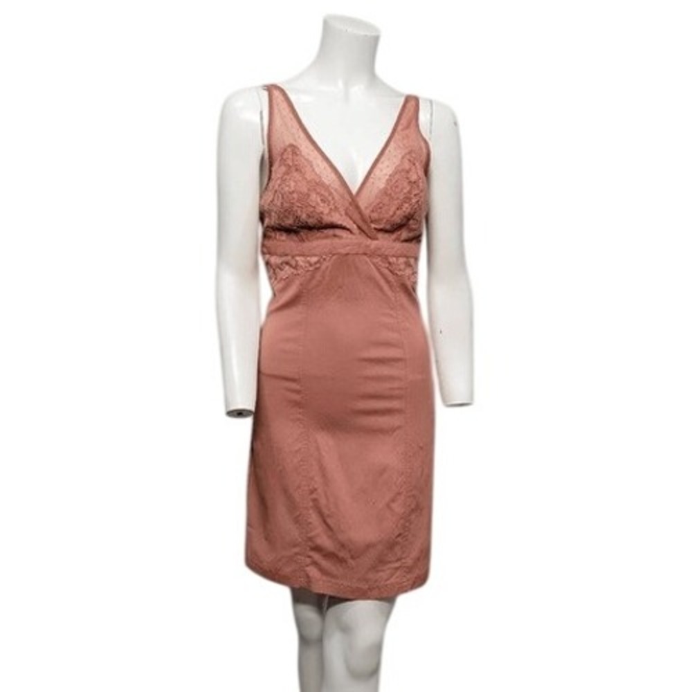 Free People Babydoll Dress Medium Retro Y2K Lace Coquette Mesh Romantic Intimate